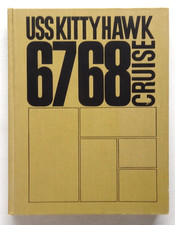 USS KITTY HAWK CVA-63  1967-1968 WESTPAC-VIETNAM WAR CRUISE BOOK picture