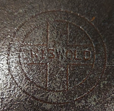 Griswold No. 12 Cast Iron Frying Pan Skillet Erie PA Long Handle Black picture