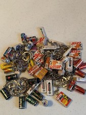Vintage Gumball Machine 80s Keychains Lot Coke Pepsi Jello Etc Minis Reseller picture