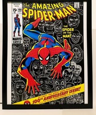 Amazing Spider-Man #100 by John Romita 11x14 FRAMED Marvel Comics Art Print Post picture