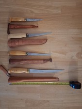 Set Of 4 Vintage J Marttiini Fillet Knives, Finland picture