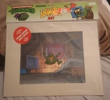 TMNT NINJA TURTLES Original Animation Art CEL DONATELLO  Murakami COA picture