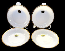 Fire-King Golden Anniv. Swirl Bowls Set of 4 7.75