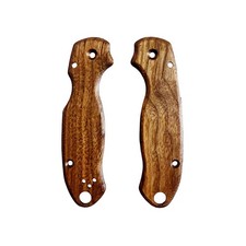 Smooth walnut scales for Spyderco Paramilitary 3 picture