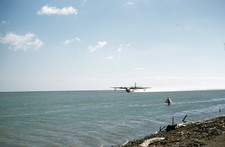 sl46 Slide 1950's Martin Mars Seaplane Flying Boat Aviation 403a picture