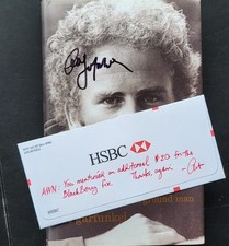 (2) Art Garfunkel Autographs Signed Book & Deposit Receipt Simon & Garfunkel picture