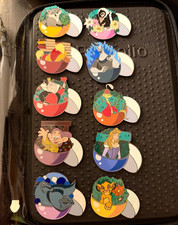 NEW Disneyland Gachapon Ball Capsule Mystery Pins Common Set of 10 Ten Pins picture