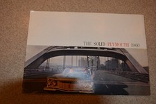 VINTAGE ORIGINAL 1960 PLYMOUTH 28 PAGE SALES BROCHURE picture