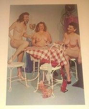 Vintage 1960s Gilda Lily Pinup Photo Our Gang Child Star Burlesque Layout... picture