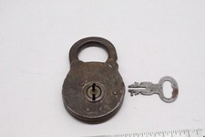 Vintage Six Lever Sargent Padlock Old Lock With Key picture