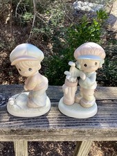 Two Vintage 1994 Precious Moments Porcelain Figurines Made By Enesco picture