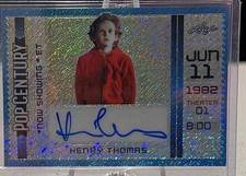 HENRY THOMAS 2024 Leaf Pop Century Metal “Now Showing” Autograph 8/12 picture