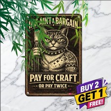 Good Tattoos Fine Ink Studio Sign Classic Body Art Parlor Tin Metal Wall Decor picture