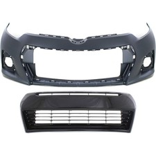 Garage-Pro Bumper Cover KIT For Toyota Corolla 2014-2016 Front Primed picture