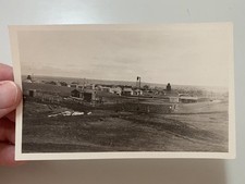Terry Montana RPPC Postcard Prairie County Vtg Prairie Town View Houses 1910s picture