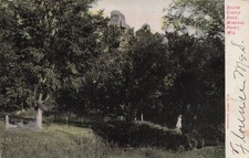 Mineral Point WI Below Castle Rock Formation Wisconsin Vtg Postcard 40A picture