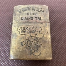 Zippo Vietnam Zippo 67-68 QUANG TRI From JAPAN picture