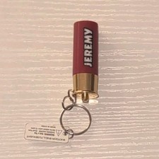 JEREMY Advertising Flashlight Keychain, Detachable Keyring, Red/Gold/Silver picture
