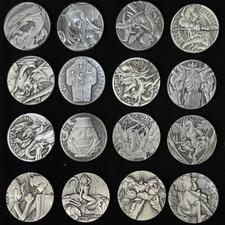 Yu-Gi-Oh Relievo Commemorate Coin Cosplay Metal Coin Anime Collector's Edition picture