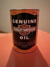 Harley Davidson Series 1 Limited Edition SAE 20W-50 Oil Can 1 Quart ￼ picture