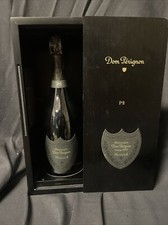 Dom Perignon Vintage P2 DUMMY EMPTY BOTTLE SEALED Display With Wooden Box picture