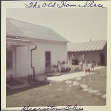 The Old Home Place -VINTAGE FOUND PHOTO ORIGINAL Color-1950’s. Georgetown, Ohio picture