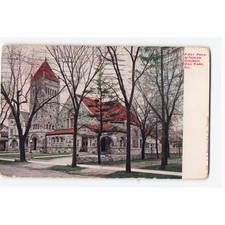 1914 First Presbyterian Church Oak Park Illinois IL Postcard VO Hammon Chicago picture
