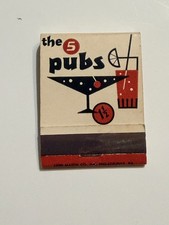 Vintage Pub Tiki Matchbook 1718 Walnut Philadelphia PA Tiki Bar Advertising picture