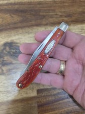Vintage 1940-1964 Case XX 2 Blade Pocket Knife 62048 Red Bone  picture