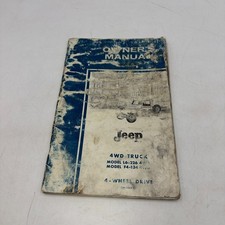Original 1955-1962 Jeep L6 226/L4 134 4WD Owners Manual picture