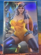 *FOIL* MHouse Squirt Squirtle Nice Virgin Cover Melindas Comic Limited 20 w/COA picture