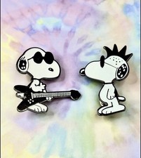 Snoopy Punk Rock 1.5 Inch Enamel Pin Set  picture