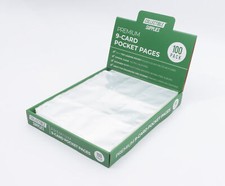 Premium 9-card Pocket Pages (1 Box of 100 each) picture