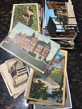 BIG Lot of 570 Vintage/Antique Postcards | Travel Govt Colleges Some Used picture