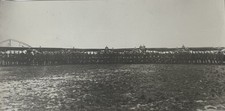 WWI Military Aviation Group Photo Early Biplanes Airmen Panoramic 24x12 picture