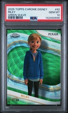 2025 Topps Disney Chrome Riley Green Wave PSA 10 picture