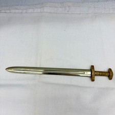 Vintage M/S Sagafjord Norwegian Cruise Ship Brass Letter Opener King’s Wharf Nor picture