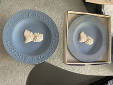 7 Pieces Of Wedgwood Blue Jasperware. picture