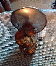 Vtg Butterfly Brand Carbide Miners Lamp Safesport Mfg Co. Denver brass hat light picture