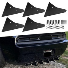 Rear Diffuser 5 Fins Set for Dodge Challenger SXT SRT RT Hellcat 2009-2014, Blac picture