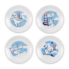 Pikachu, Dragonite, Ampharos & Pelipper Summer Plates  (4-Pack)  Pokemon Center picture