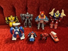 2011 Hasbro Playskool Heroes Transformers Rescue Bots & Micro Etc. Lot Of 8 3-7” picture