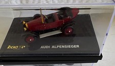 Ricko 1:87 HO Scale Audi Alpensieger Collectible Model Car w/ Display Case picture