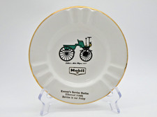 Vtg Seldens Motor Wagon 1877 Mobil Advertising Ashtray Kennys Service Station 6