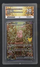 Pokemon TCG - 30th Celebration - Mew ex 152/128 Holo - Graded ACE 10 (GEM MINT) picture