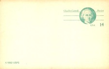Charles Carroll, Patriot, 1982 Postcard picture