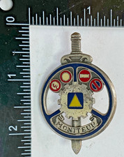 VINTAGE French France Army DI DUI Drago Badge picture