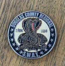 🚨 Douglas County Sheriff - S.W.A.T. - Colorado 🏔️ - Challenge Coin 🚔 picture