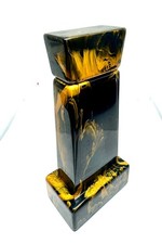 Vintage Ellis Buffalo NY Petrol Table Lighter Marbled Bakelite Catalin Art Deco picture