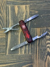 Victorinox Swiss Army Knife Midnight Manager 58mm Transparent Red w/White Light picture